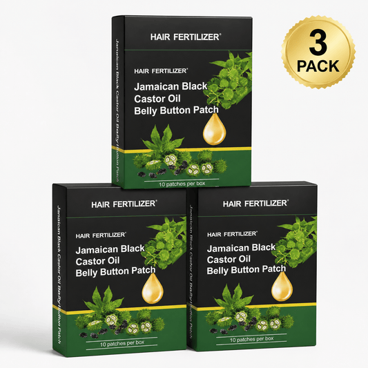 Jamaican Black Castor Oil For Belly Button (3 month supply) - Hair Fertilizer